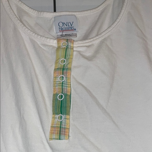 ONLY Cream Sleeveless Tank Top Soft Fabric - Picture 6 of 6